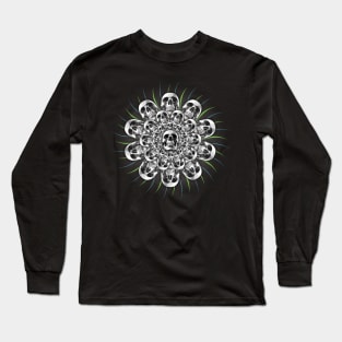 Skulls Mandala Long Sleeve T-Shirt